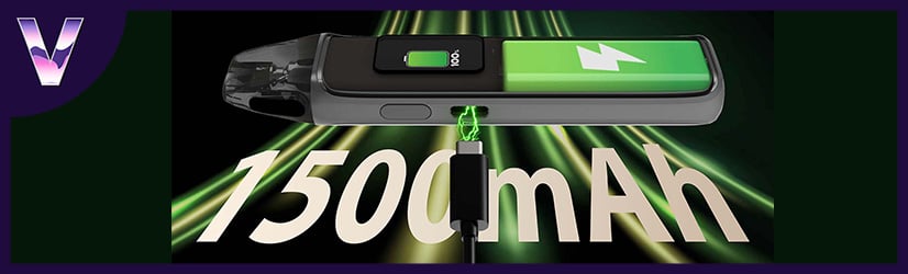 autonomie de 1500 mAh
